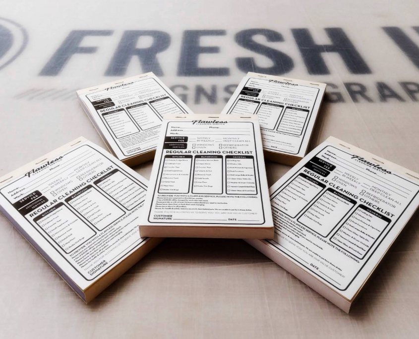 Custom Carbonless Forms Fresh Ink